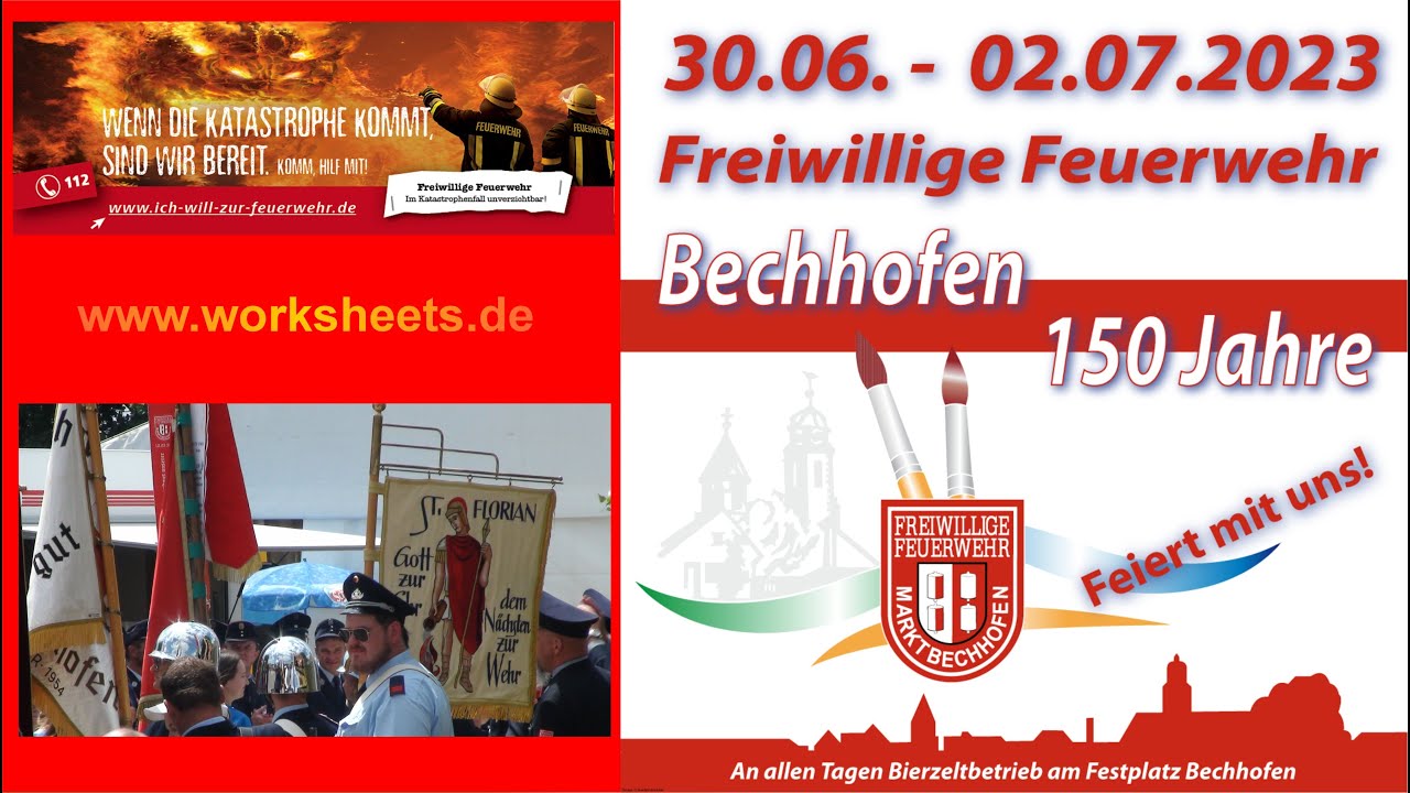 150 Jahre Freiwillige Feuerwehr Bechhofen 2023