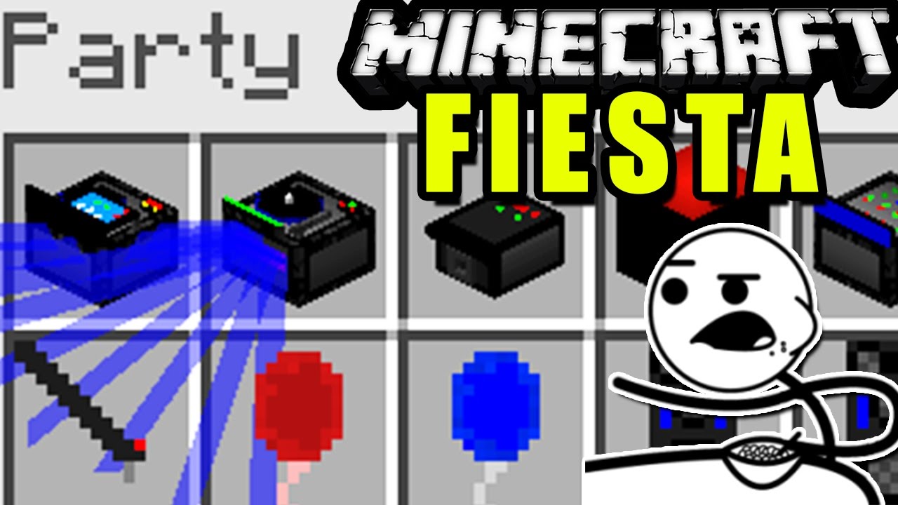 LA FIESTA ha LLEGADO a Minecraft - PARTY MOD