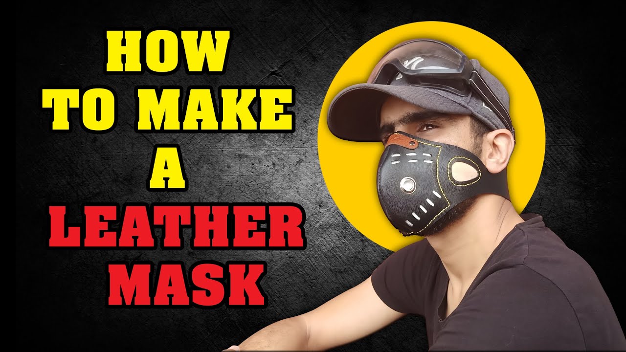 [Leather Craft] [DIY] How to Make a Leather Mask - Free Pattern