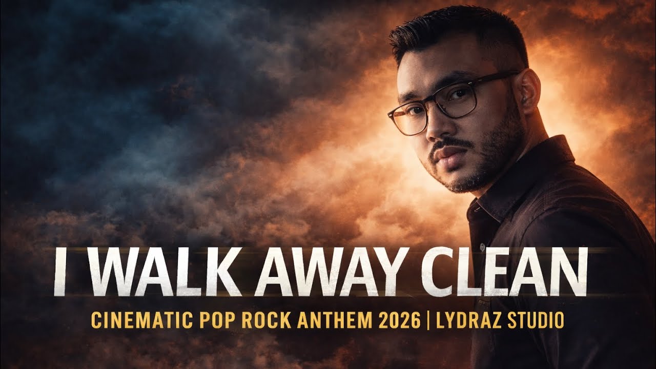 I Walk Away Clean | Cinematic Pop Rock Anthem 2026 | Lydraz Studio