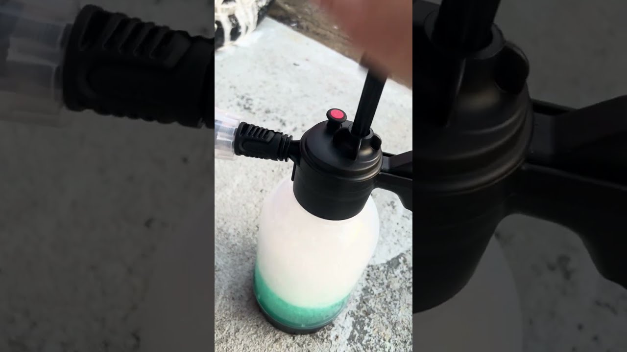 The Fastest Way To Clean Your Car With This Foam Sprayer $10