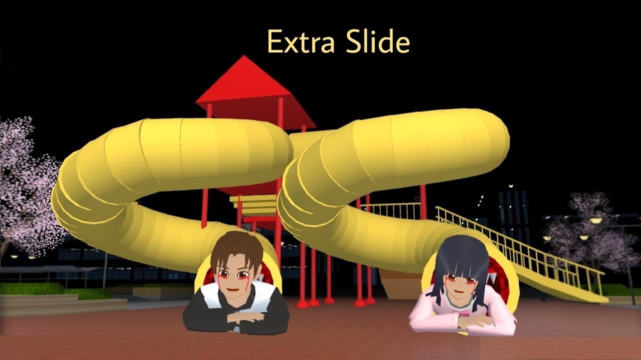 Haunted Extra Slide Attacks Yuta Mio! 😱 | Sakura School Simulator Gameplay
