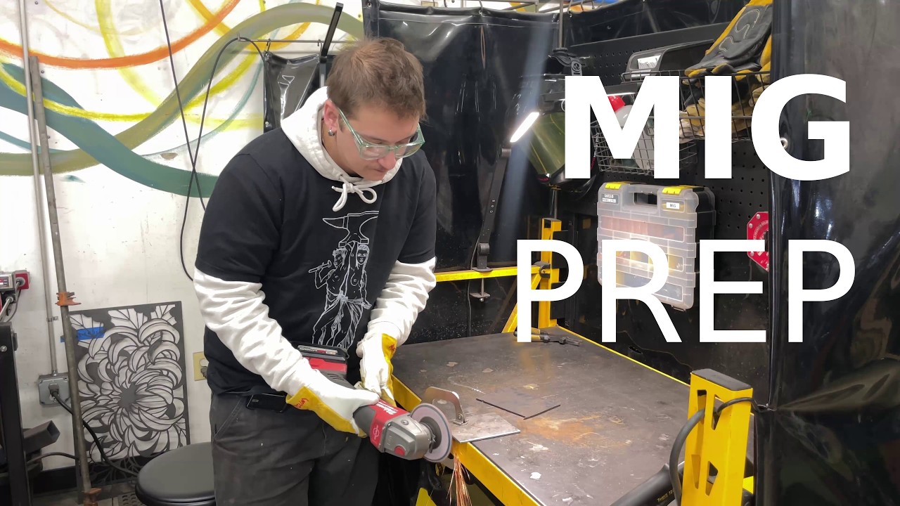 Preparing Material for MIG Welding