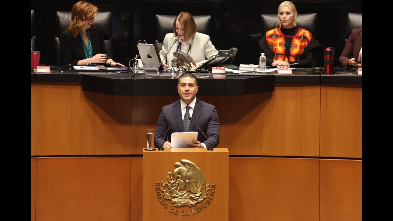 Comparecencia del secretario de Seguridad, Omar García Harfuch, ante el Senado de la República.