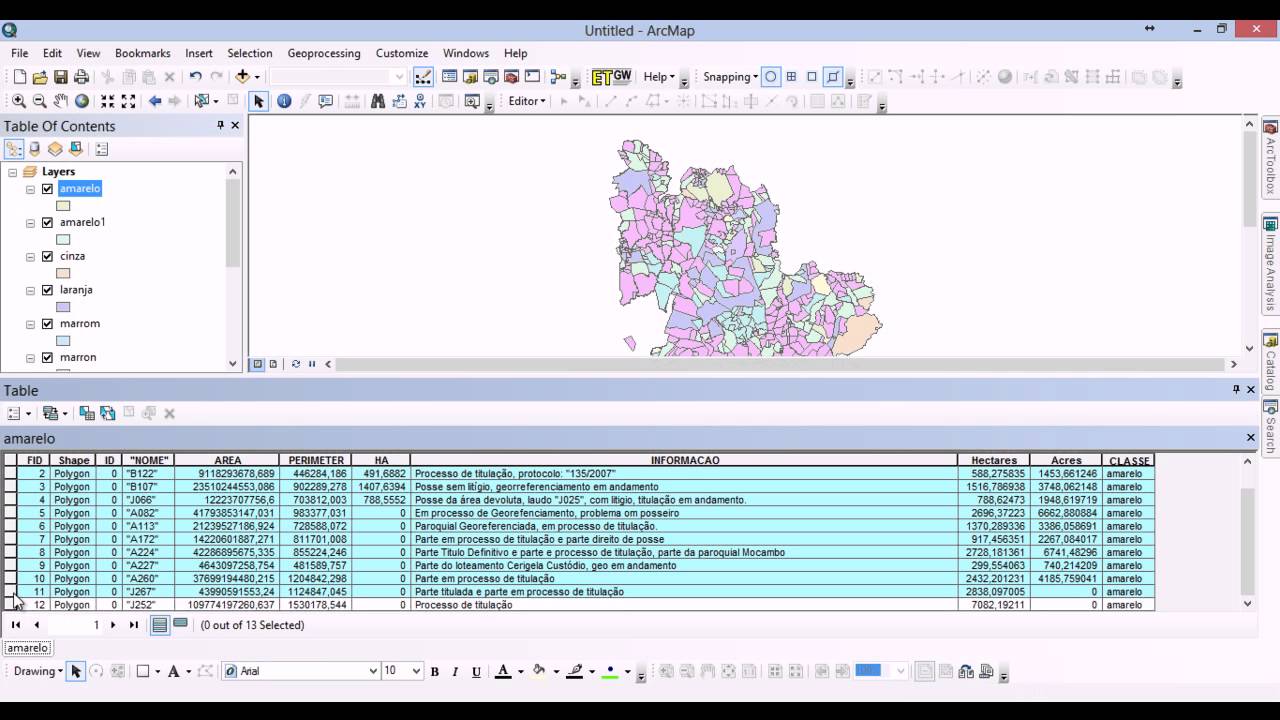 ArcGIS - Juntar Vários Shapes