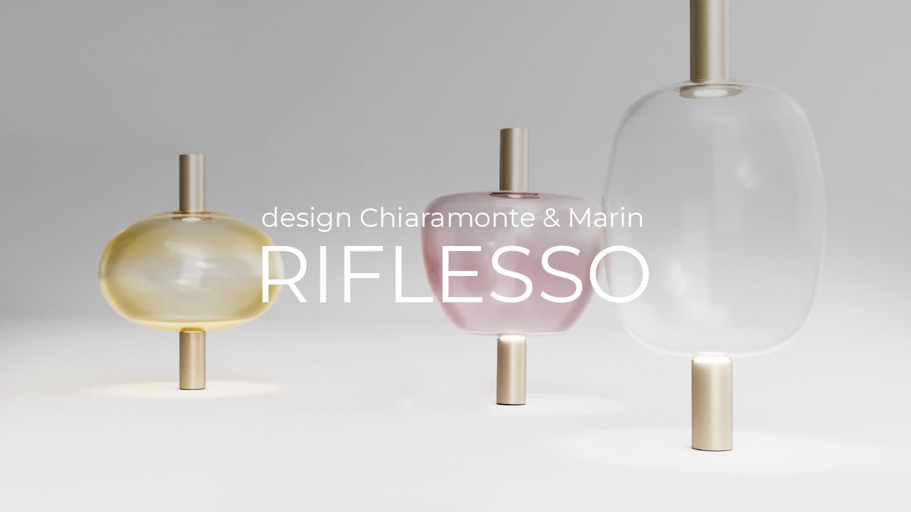 Vetreria Vistosi presents RIFLESSO where the simplicity and lightness of glass become protagonists