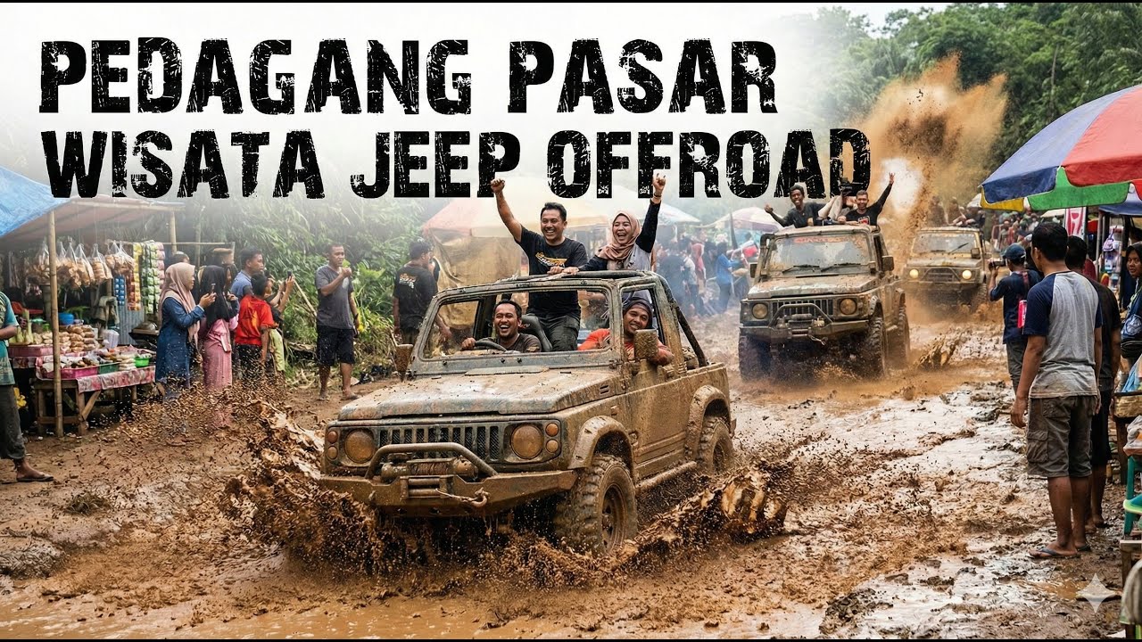 pedagang pasar jepara GOES TO JEEP BANYUBIRU 