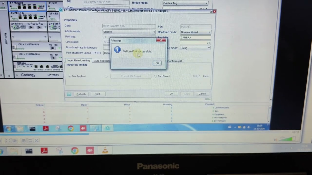 Parallel port create krna coriant sdh