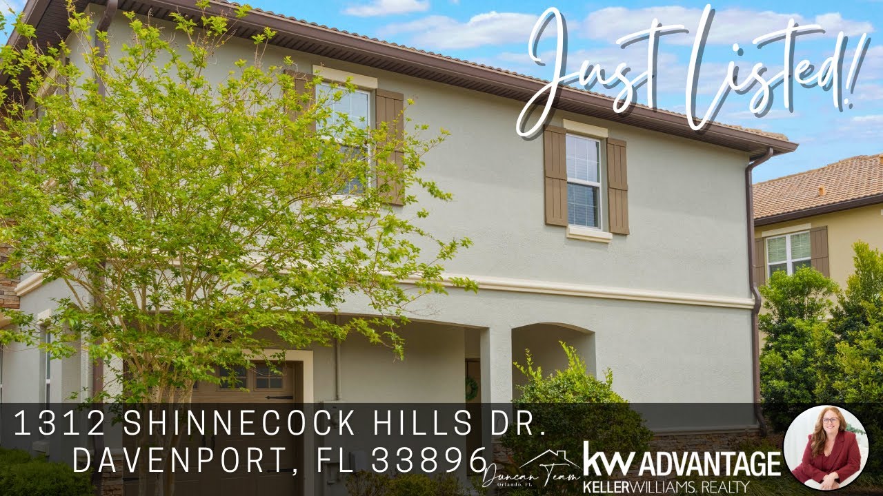 JUST LISTED 1312 SHINNECOCK HILLS DR. DAVENPORT, FL 33896 CHAMPIONS GATE | FL TOWNHOME FOR SALE