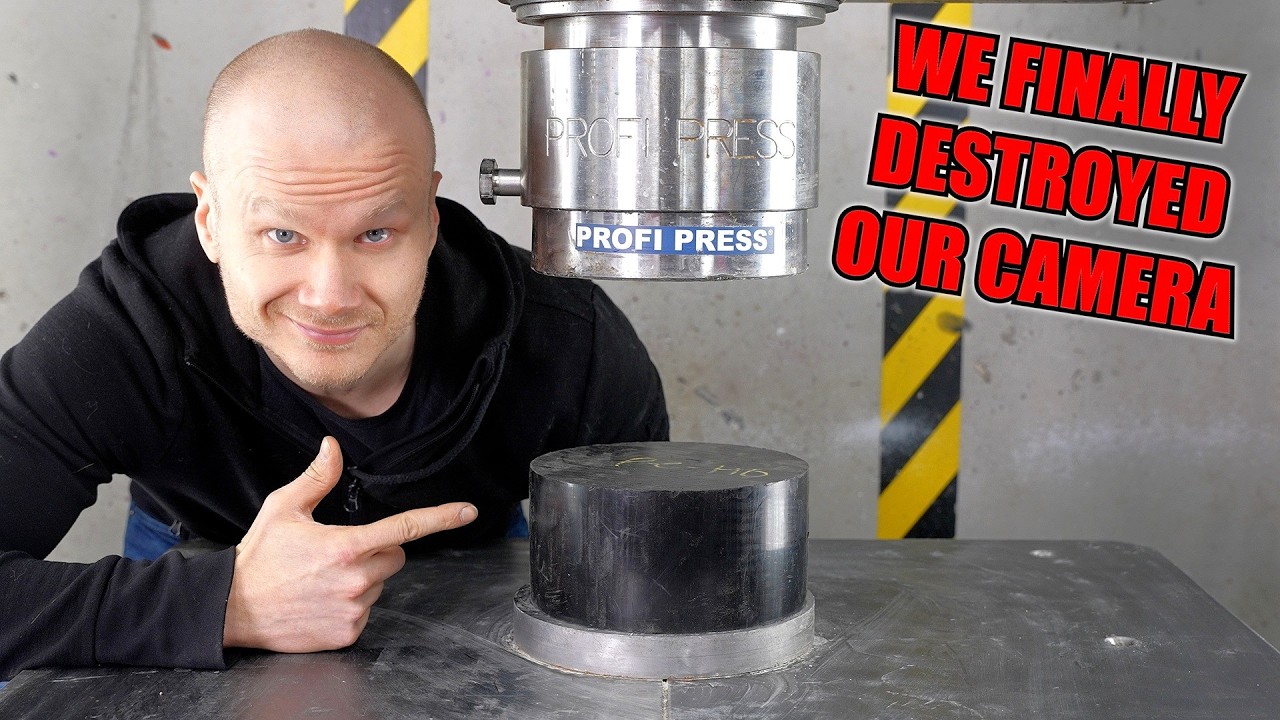 What is the Most Explosive Plastic? Hydraulic Press Test!