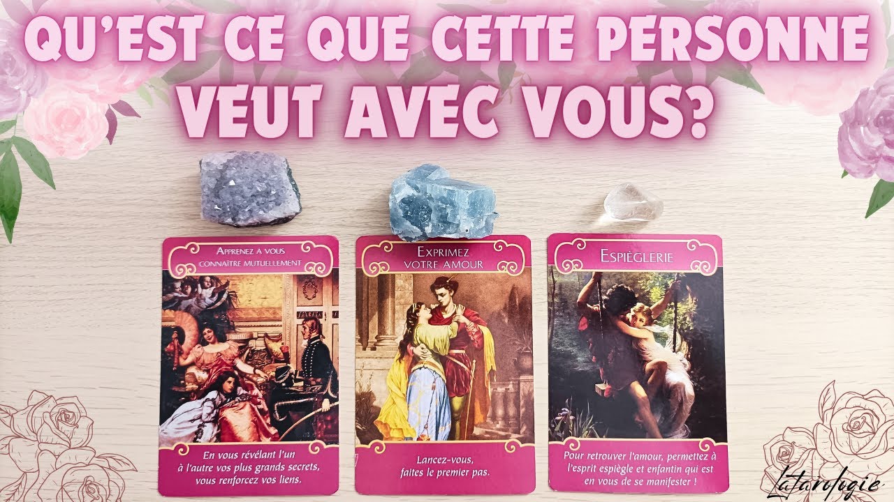 🌟QU'EST CE QUE CETTE PERSONNE VEUT AVEC VOUS?🌟Tirage  intemporel
