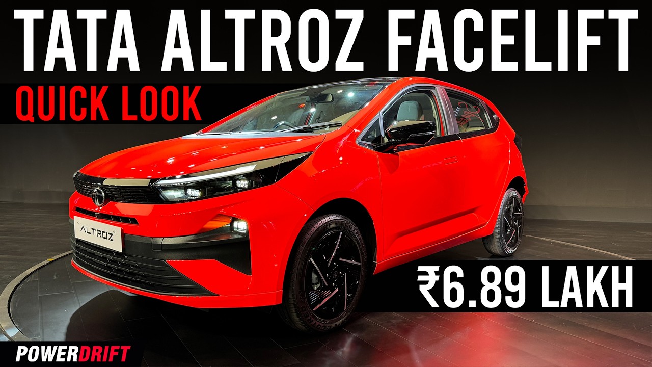 2025 Tata Altroz Facelift at ₹6.89 Lakh | AMT, New Features & Design Changes | PowerDrift QuickEase