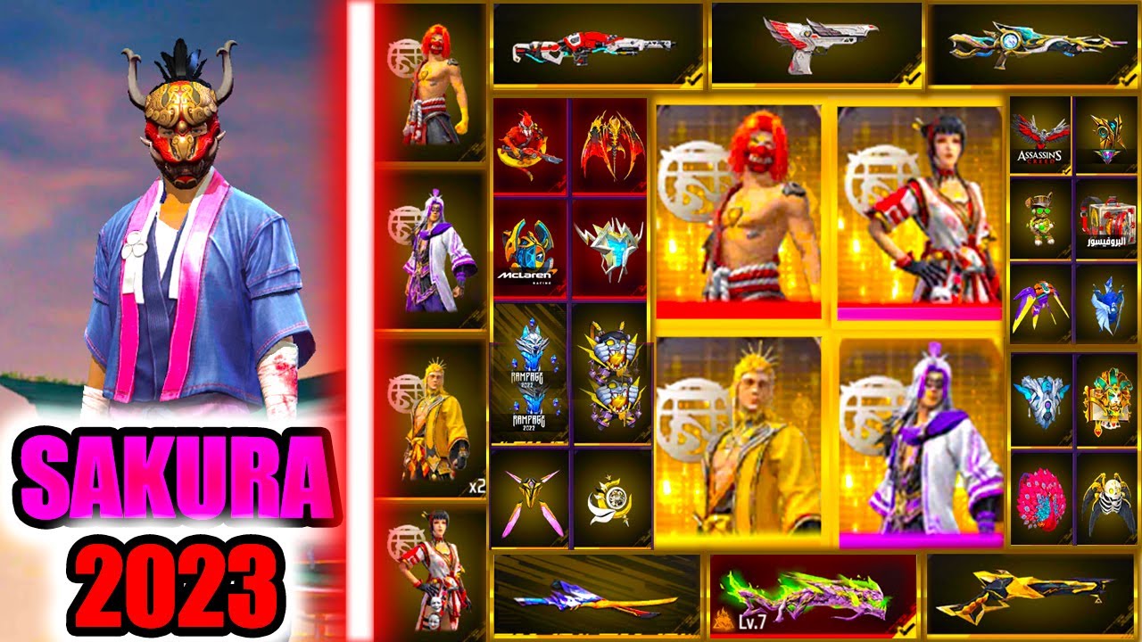 700.000 💎diamonds😱🔥SAKURA collection Free Fire *NOOB* to *PRO* NEW EVENTS Ms Rainbow