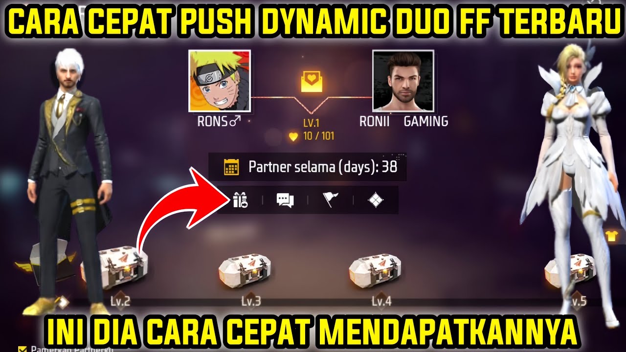 cara cepat push point dynamic duo freefire|| agar cepat naik level#freefire