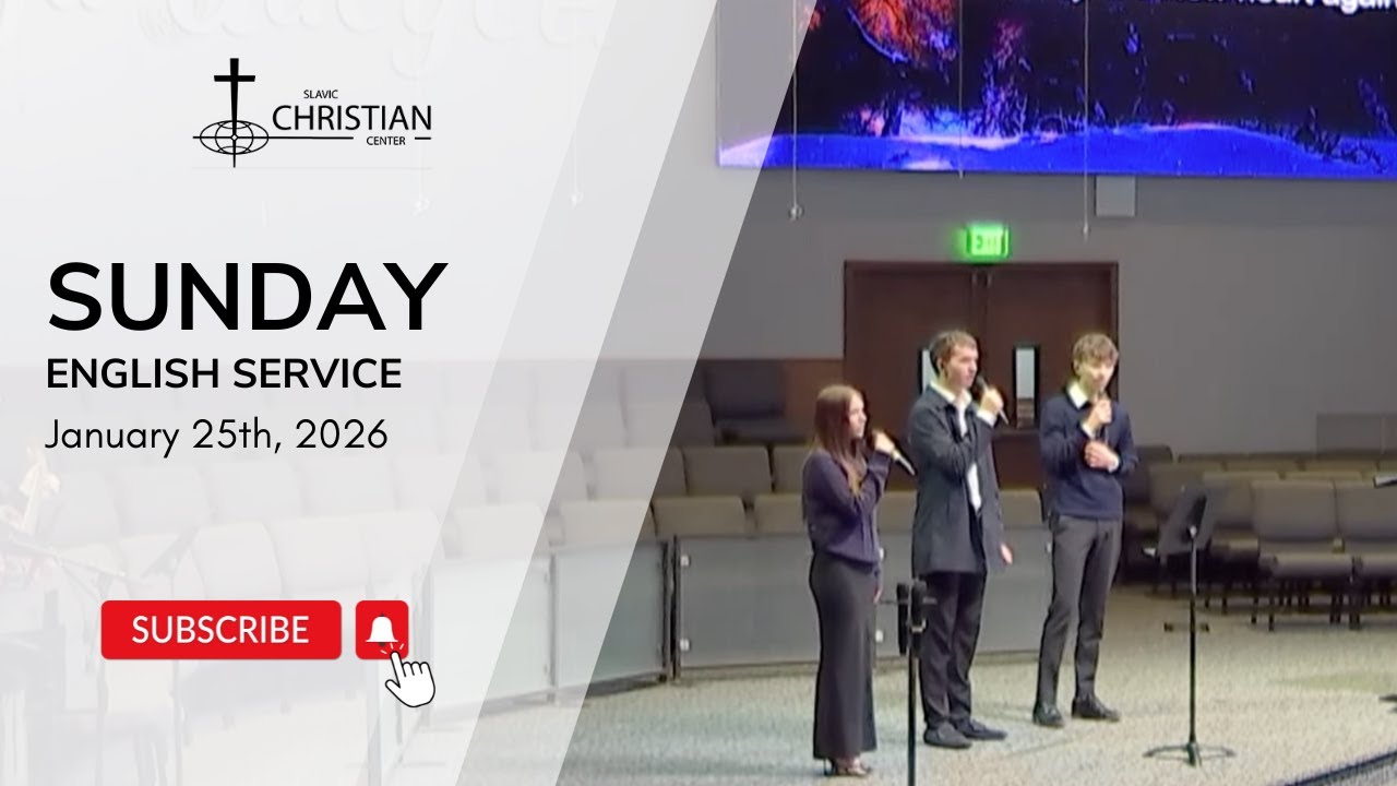 25 January 2026 Sunday - Service in English