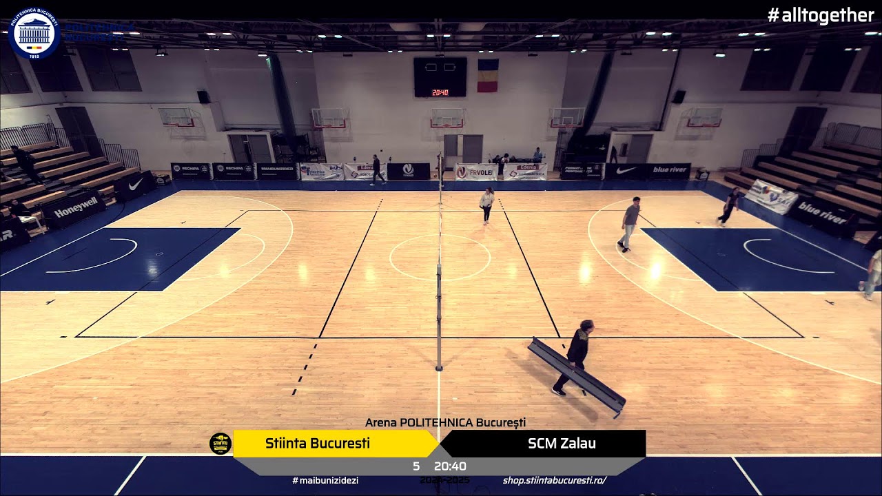 LIVE 🏐 Divizia A1 Masculin CSU Știința Politehnica București - SCM Zalău