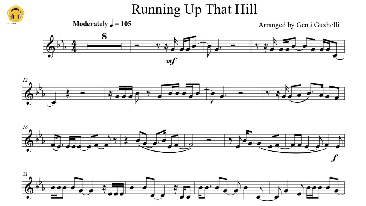 Running Up That Hill by Kate Bush (Flute Solo with Piano Accompaniment/Sheets)