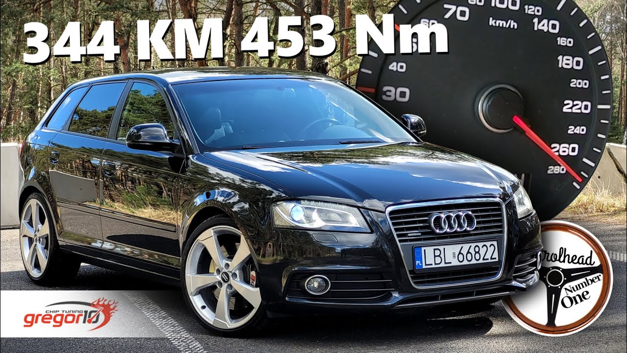 2008 Audi A3 2.0 TFSI (STAGE 3) | V-MAX, 0-100, 100-200 km/h, Prezentacja, AUTOBAHN. | 4K