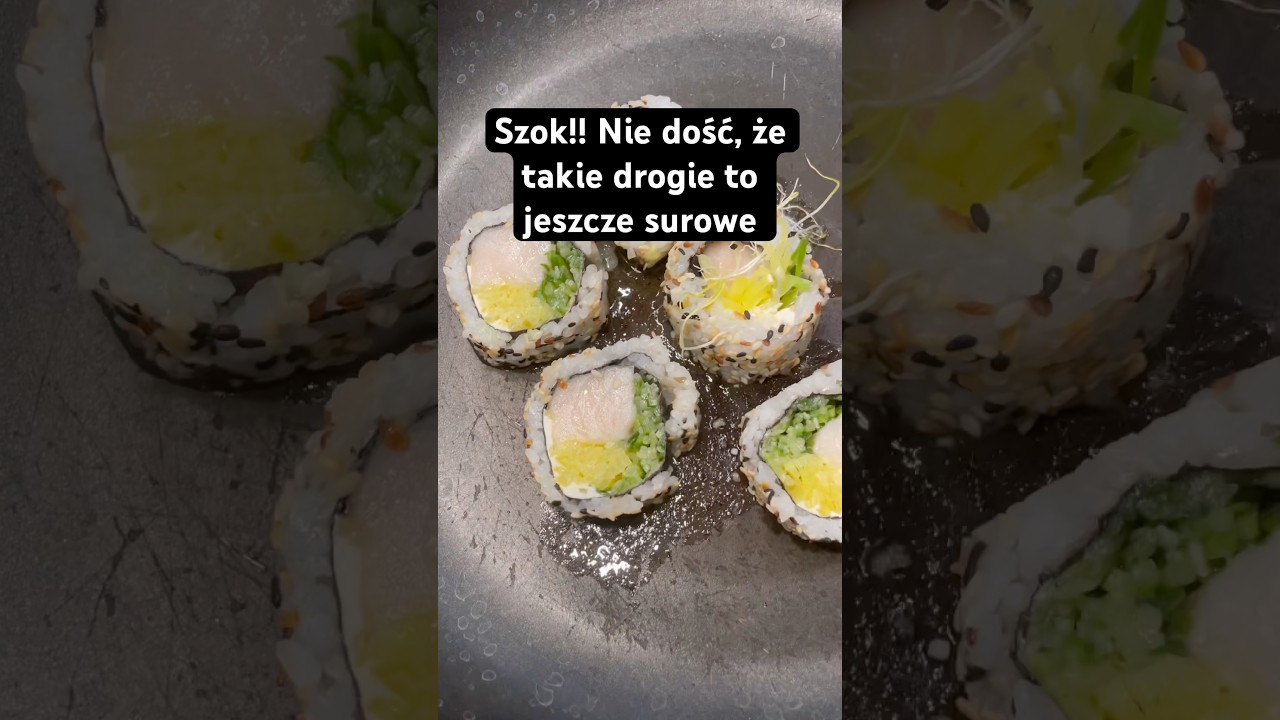 Szok!! Nie dość, że takie drogie to jeszcze surowe