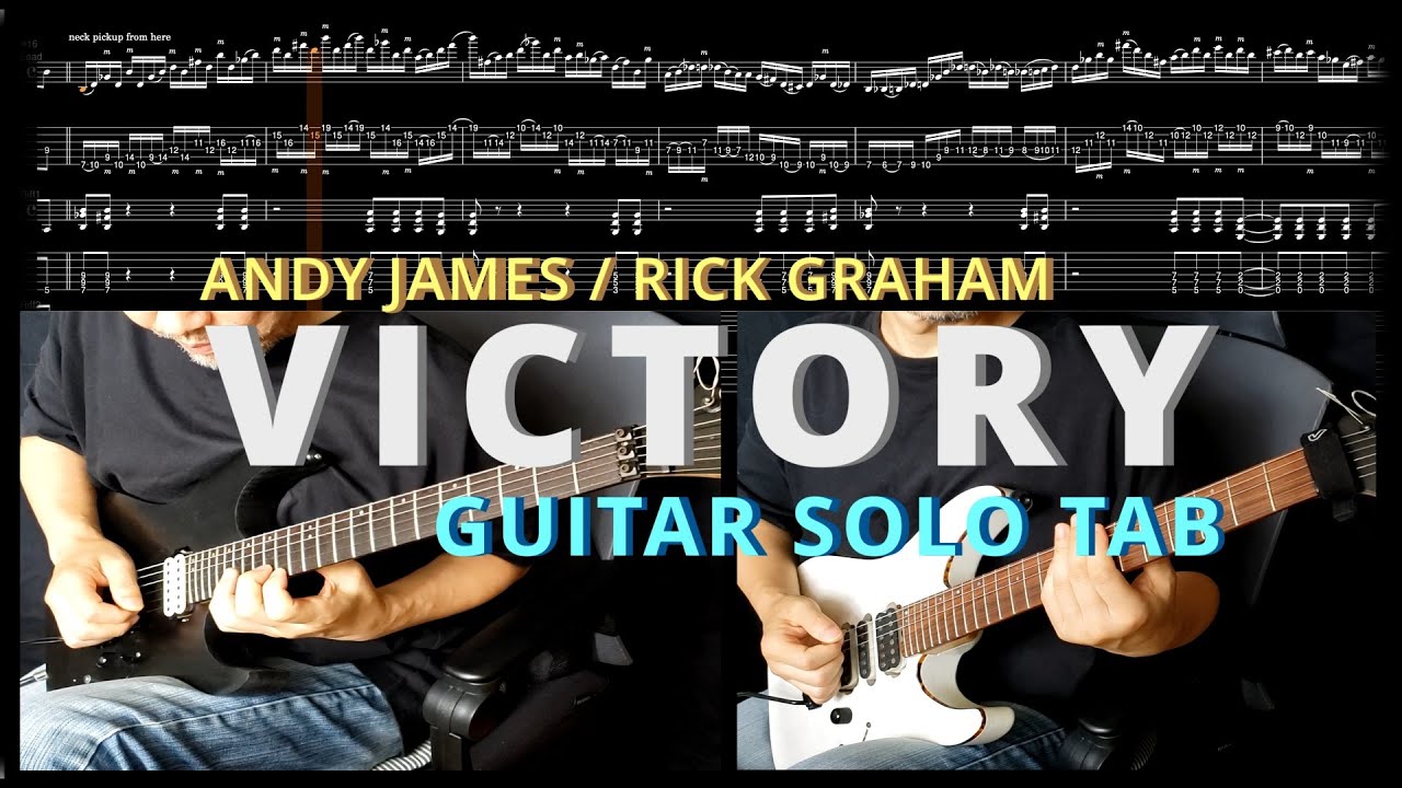 VICTORY (Andy James) - Rick Graham's Guest Solo TAB (Printable PDF)