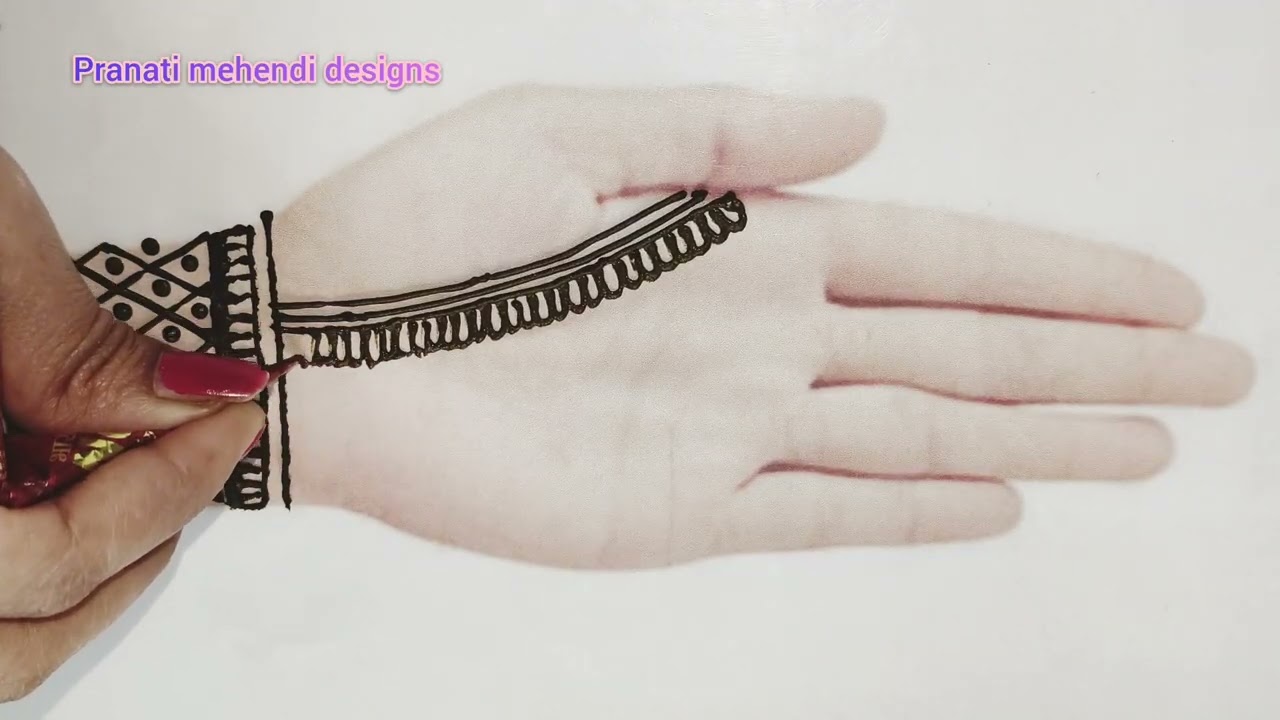 Front side hand mehendi design I arabic mehendi design I youtube l mehendi design I 