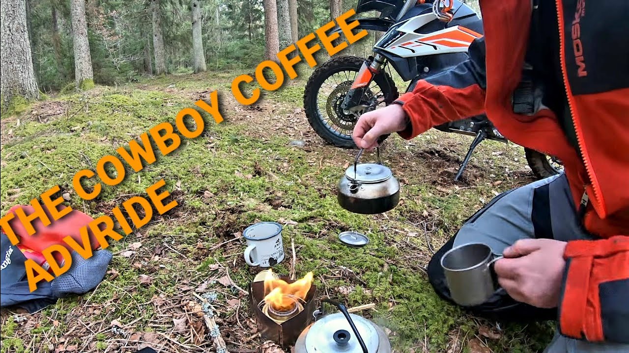 How To Make ADV Coffee? - Adventure Motorcycling In The Woods - Rekylkaffe