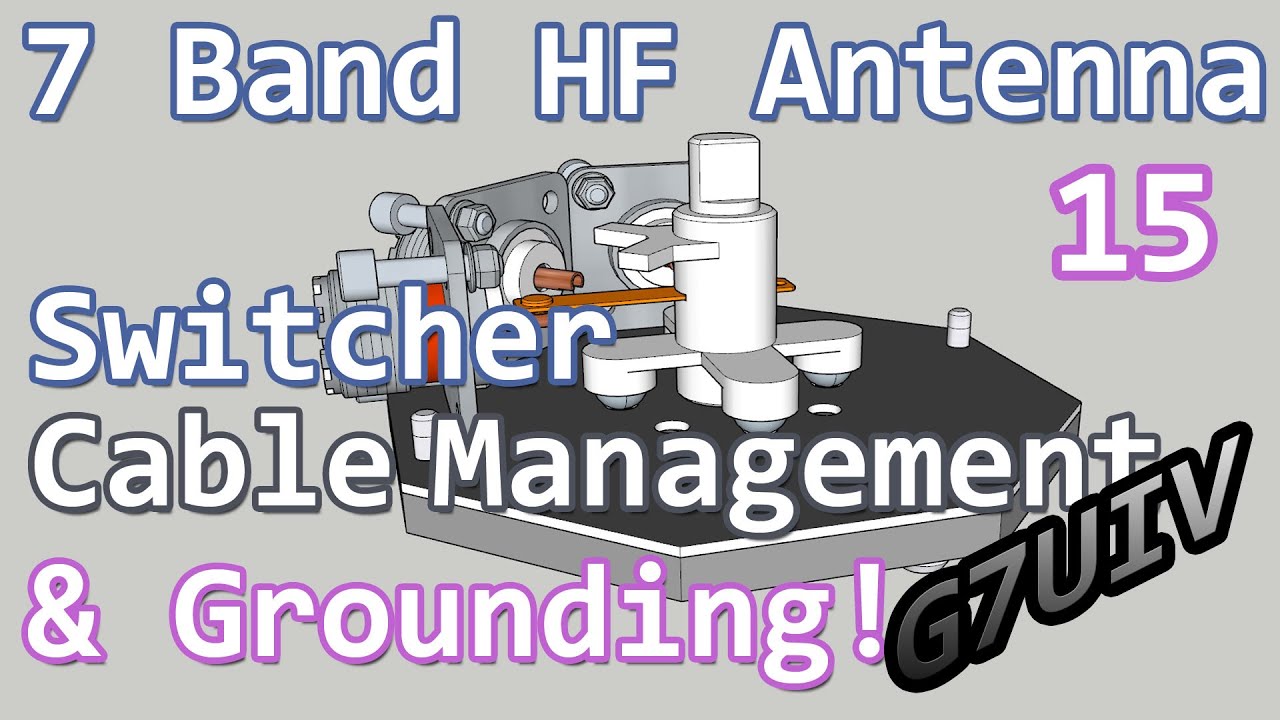 7 Band HF Antenna Switcher 15 - Cable Management & Grounding - G7UIV David