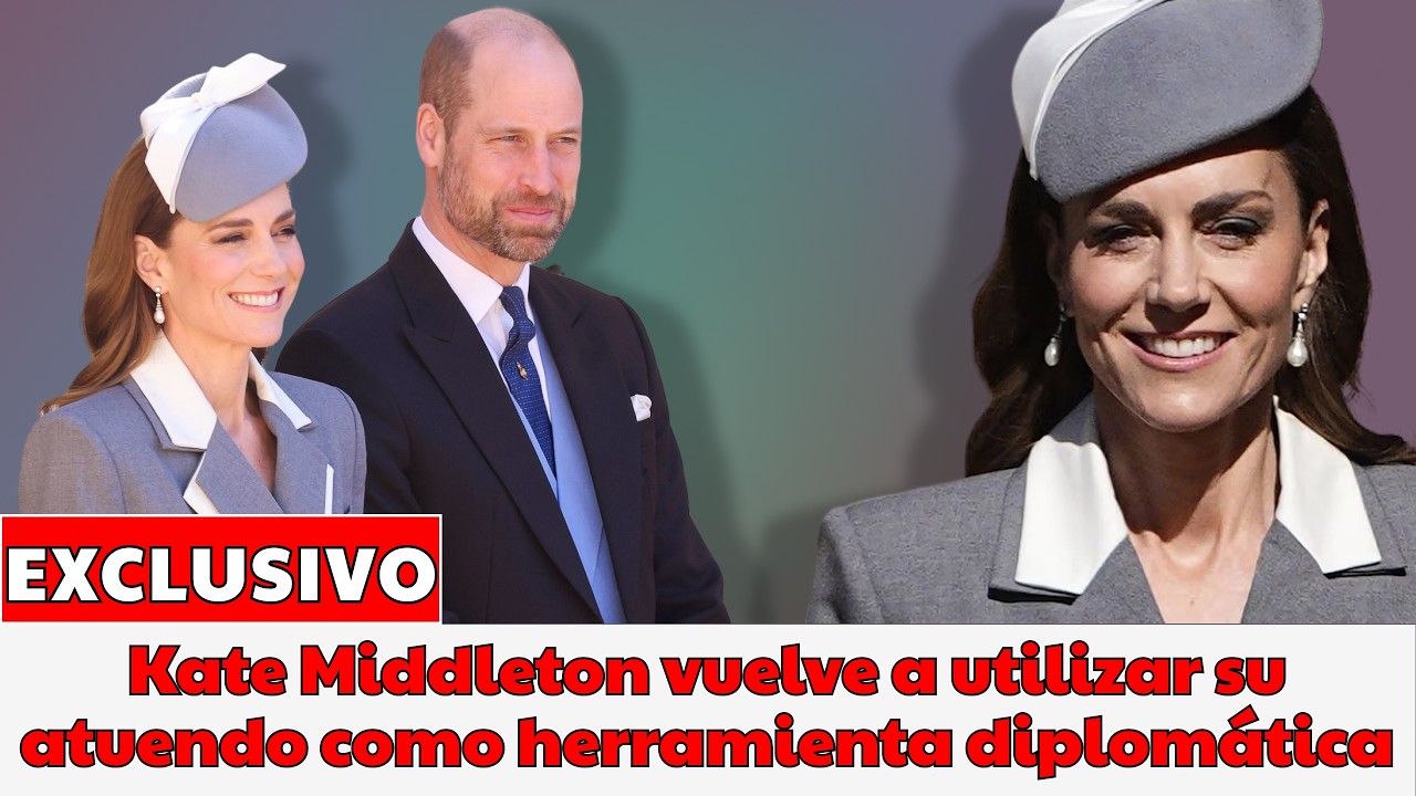 Kate Middleton vuelve a utilizar su atuendo como herramienta diplomática