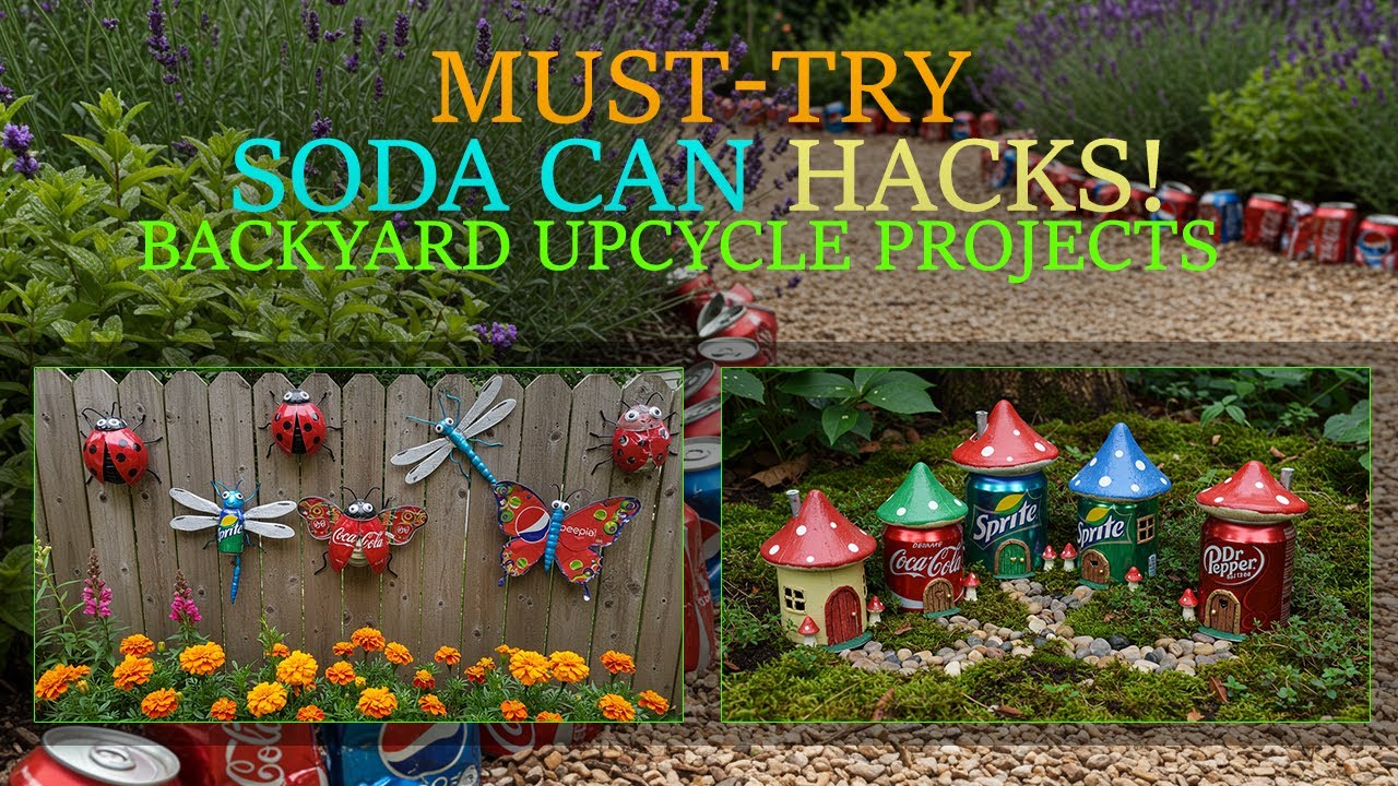 Trash to Treasure! 23 Genius Soda Can DIYs 🌼 | Backyard Magic Awaits!