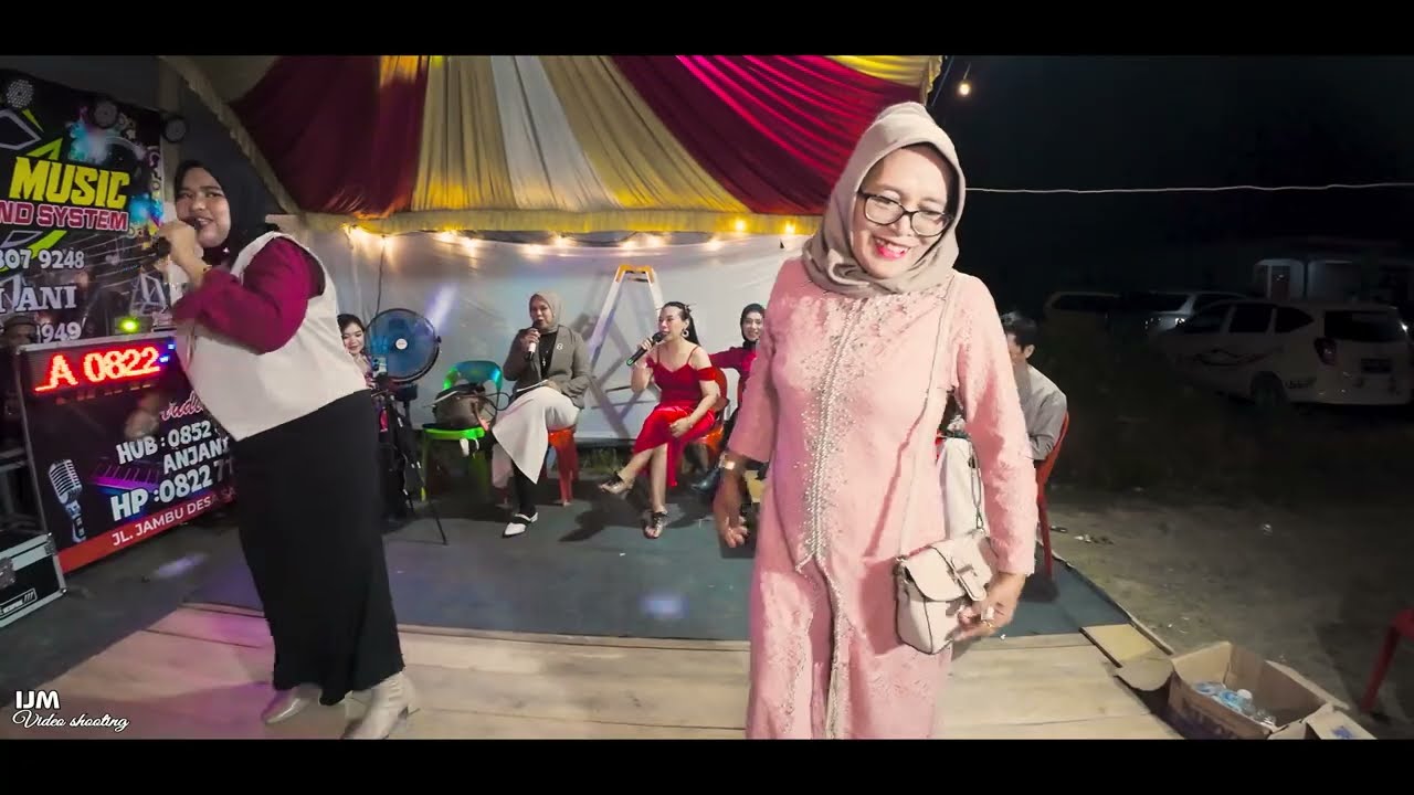 Lagu Hanoman Obong 👰 Video Bag-05 👉 Resepsi malam pernikahan (Rinanti & Yasin) Desa Sanur Sebuku 