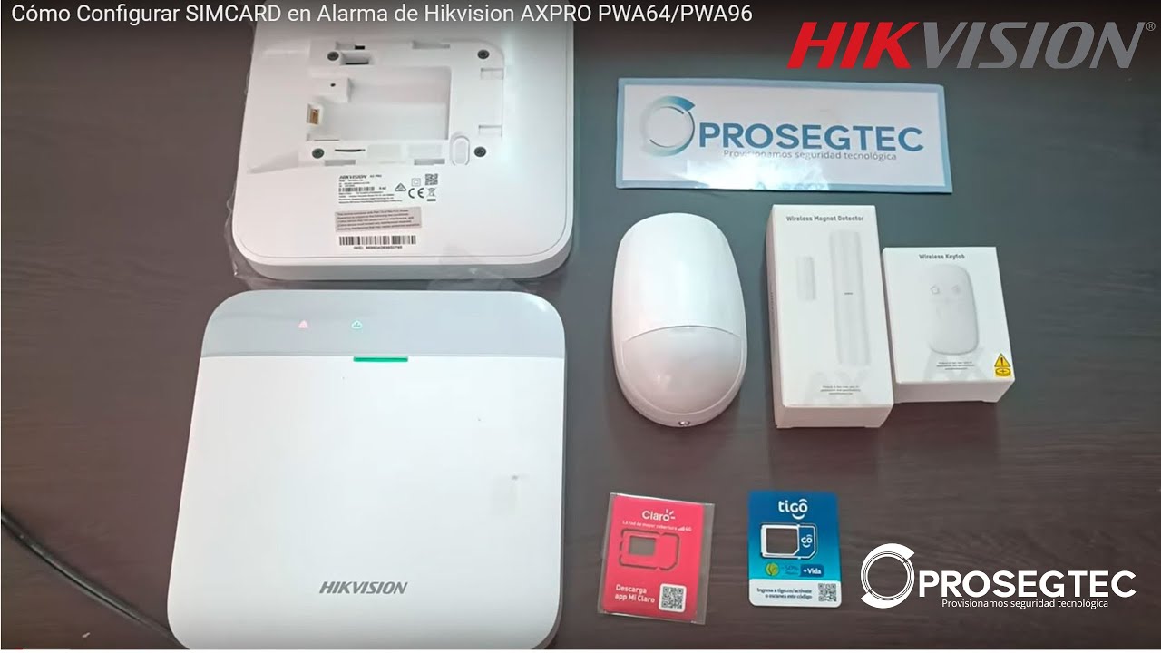 Cómo Configurar SIMCARD en Alarma de Hikvision AXPRO PWA64/PWA96