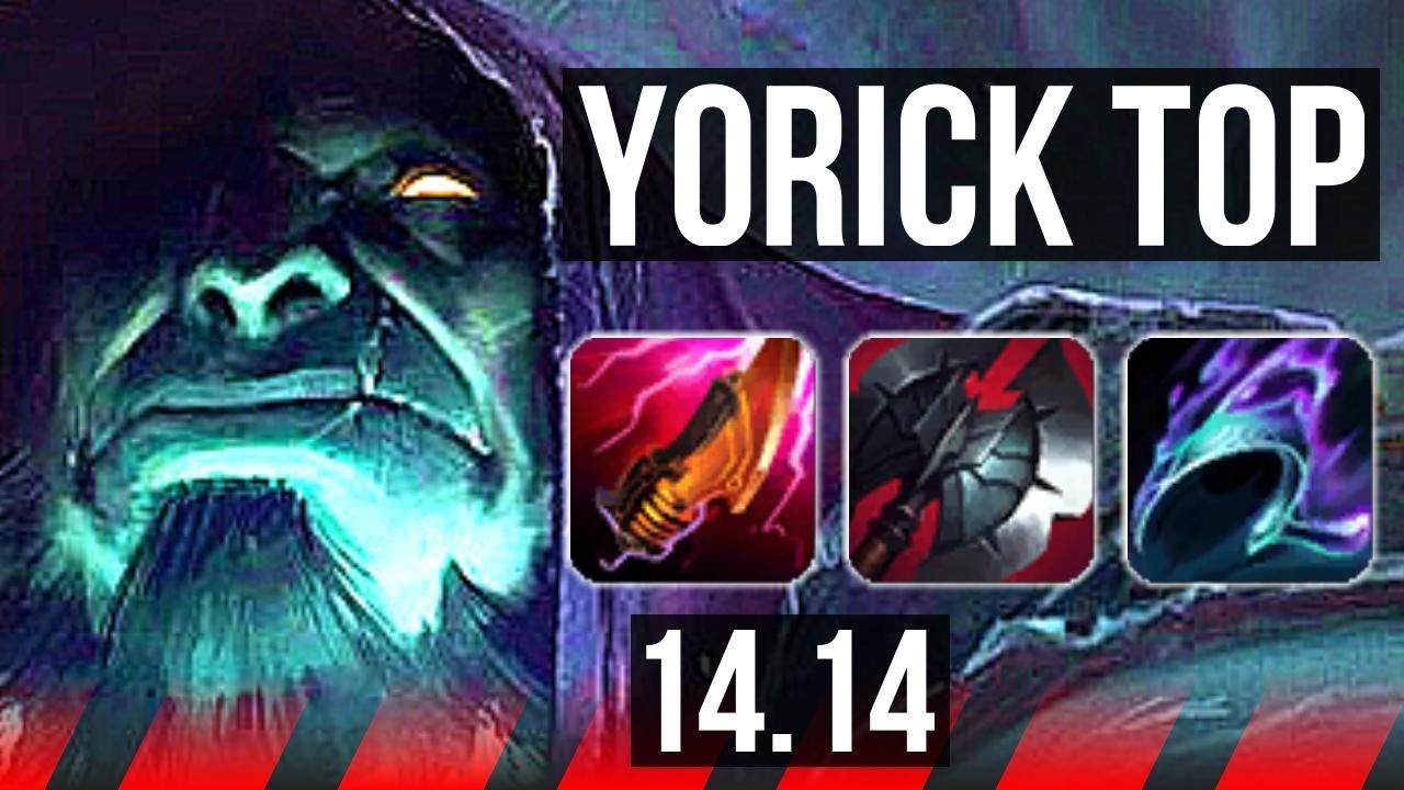 YORICK vs VAYNE (TOP) | 10/1/5, 1300+ games, Legendary, Rank 13 Yorick | EUW Master | 14.14
