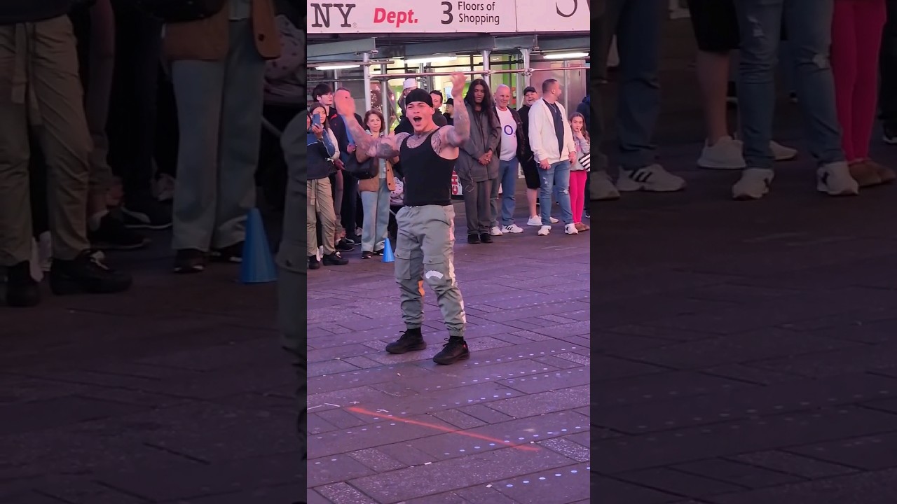 times square show - mastering the game (chosen crew) #shorts #nyc #dance