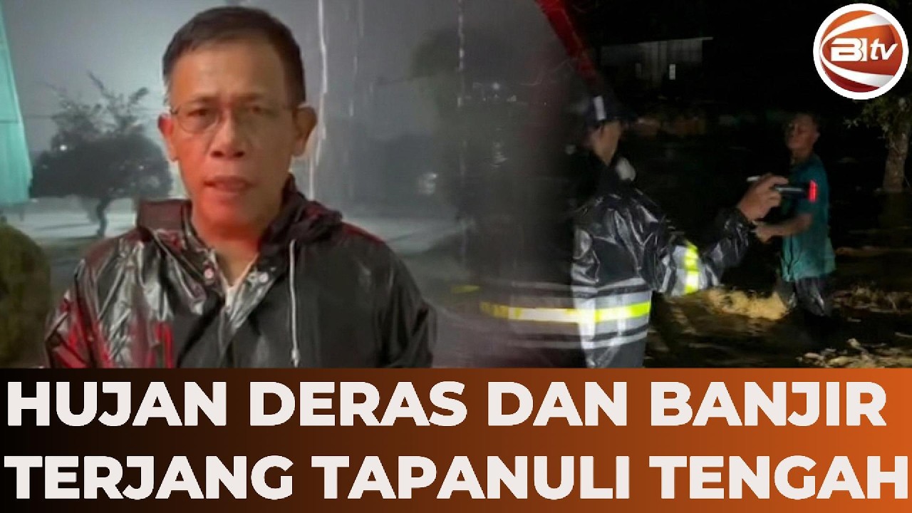 Hujan Deras dan Banjir Terjang Tapanuli Tengah, Bupati Masinton Langsung Tinjau Kondisi Warga