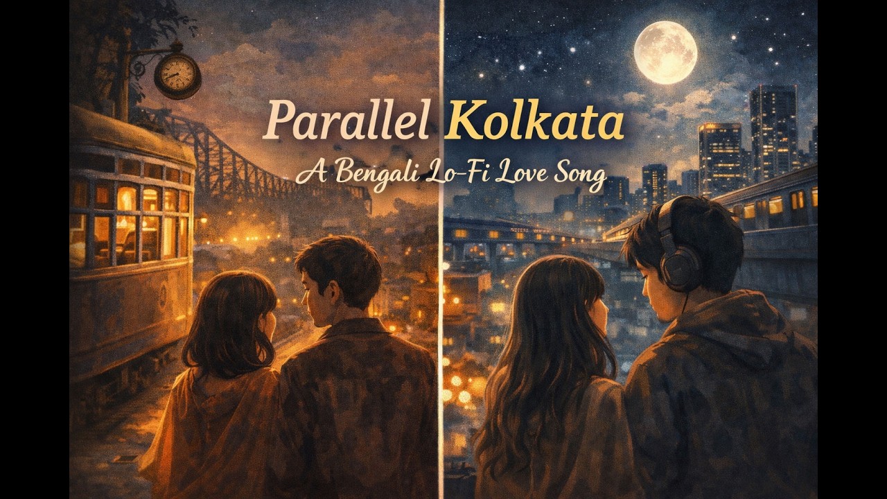 Parallel Kolkata 💔 | Bengali Lo-Fi Song for Lonely Nights #BengaliLoFi #SameCityDifferentLove #sad