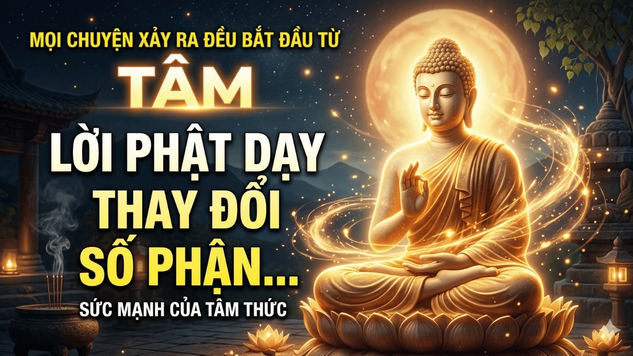 MỌI CHUYỆN XẢY RA ĐỀU BẮT ĐẦU TỪ TÂM | Lời Phật Dạy Thay Đổi Số Phận