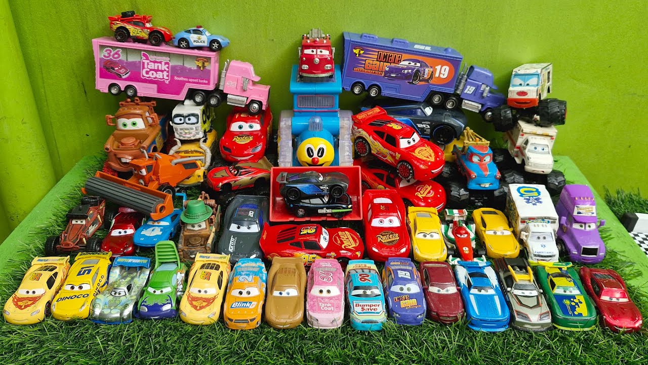 Disney Pixar Cars Unboxing Review | Lightning McQueen, Tow Mater, Doc Hudson, Sally Carrera, Cruz