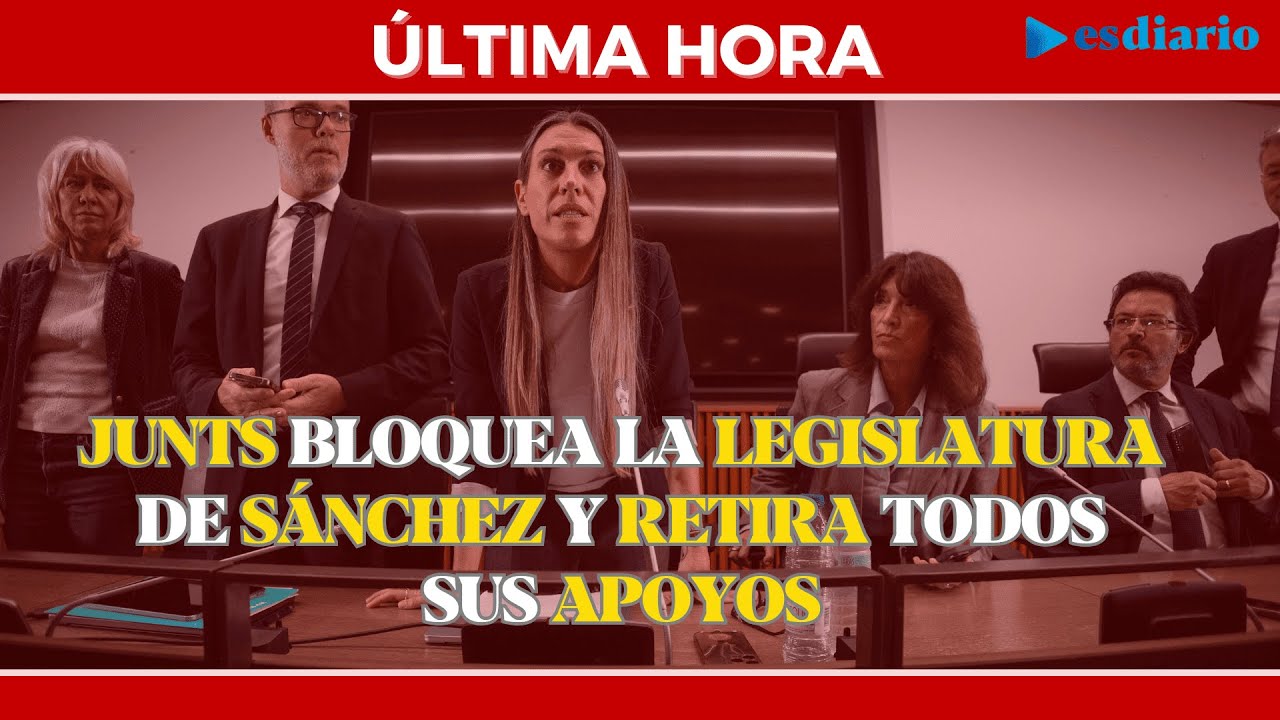#URGENTE S&aacute;nchez acorralado por Puigdemont: Junts tumba todas las leyes del Gobierno en el Congreso