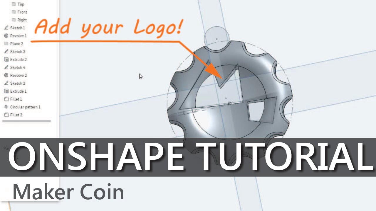 How to CAD your own Maker Coins in Onshape