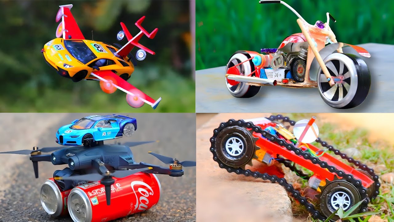 4 Amazing DIY TOYs | Awesome ideas | DIY Homemade inventions