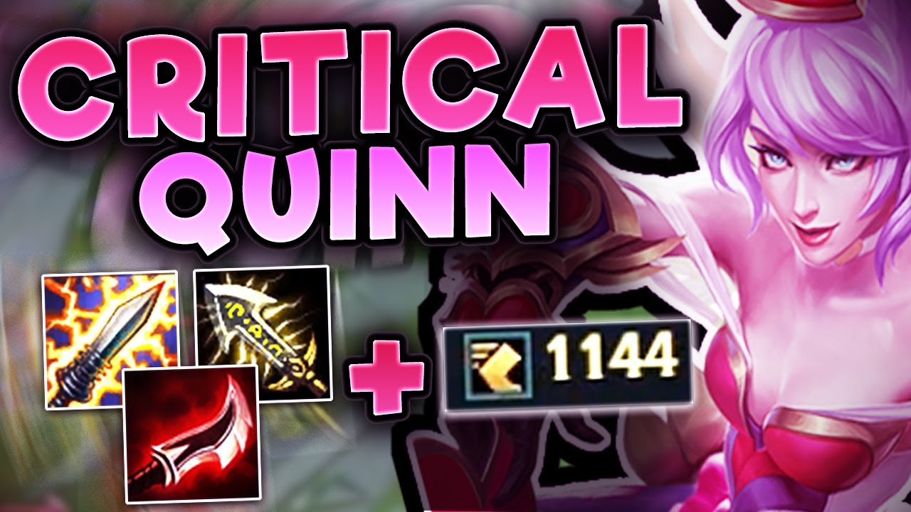 NEW CRITICAL QUINN BUILD! NO ONE IS SAFE FROM ME! NEW CRIT QUINN TOP SEASON 7! League of Legends