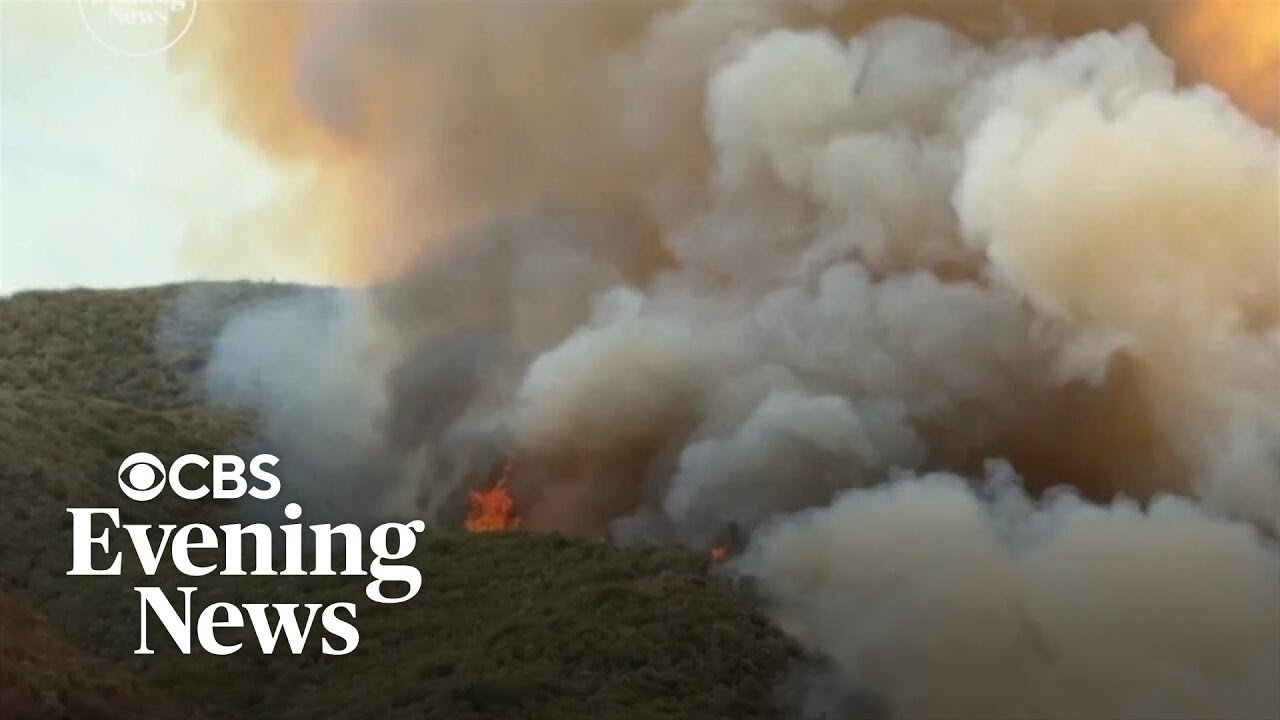 Evacuations in California as explosive fire burns over 80,000 acres