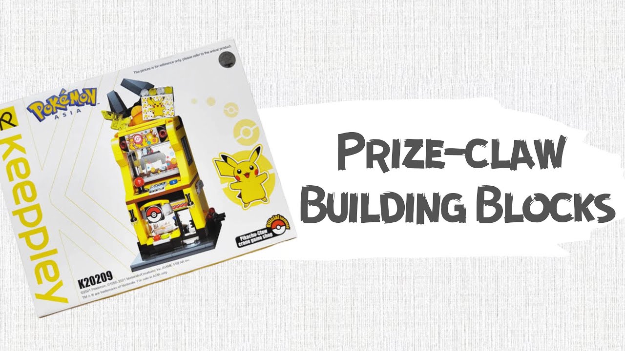 Building Pikachu Prize Claw - Keeppley Pokemon Claw Crane Game Shop