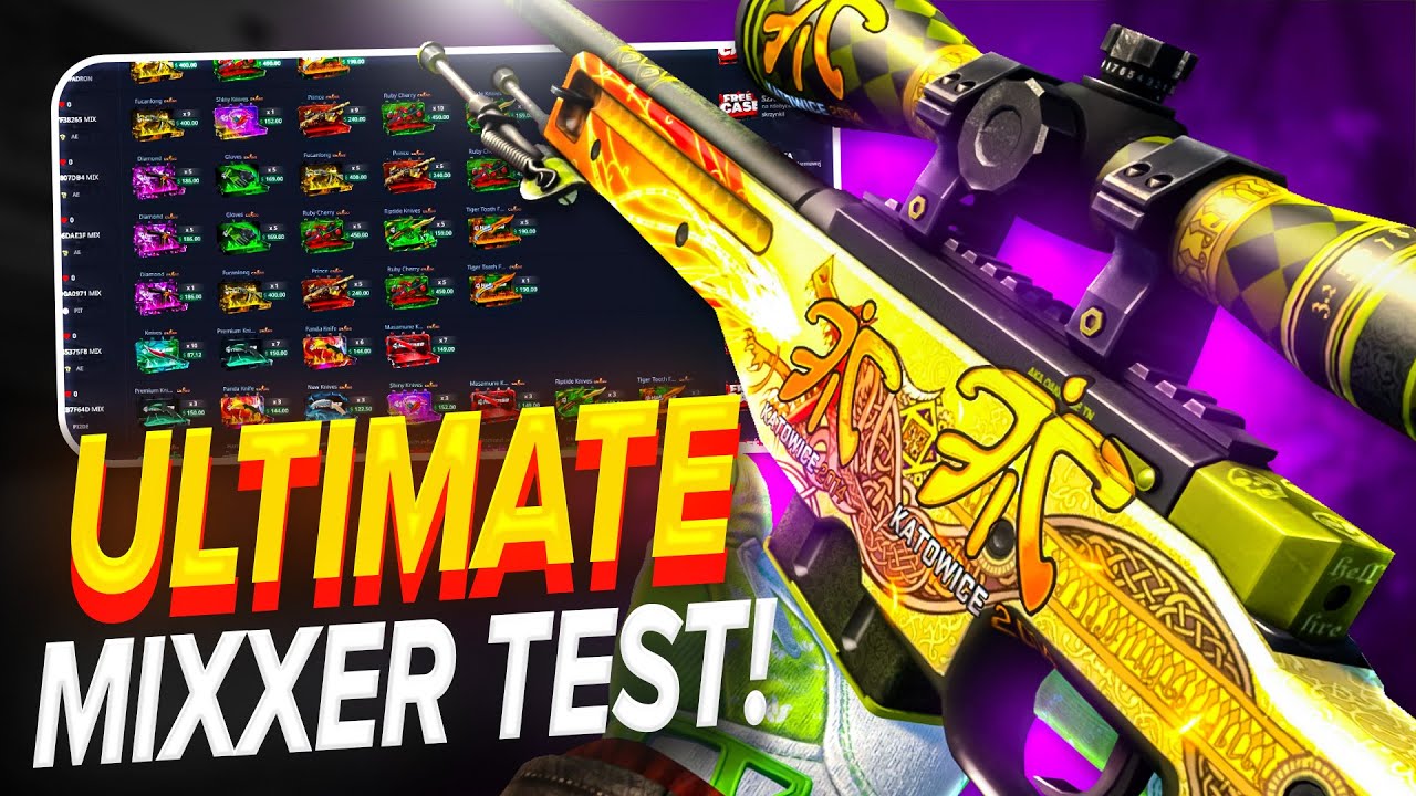 ULTIMATE MIXXER TEST ON HELLCASE! *CODE SKYY* FREE SKINS