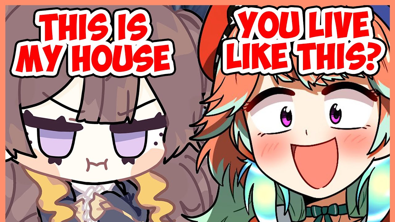 Kiara roasting Anya's house in hardcore Minecraft【Kiara/HololiveEN】