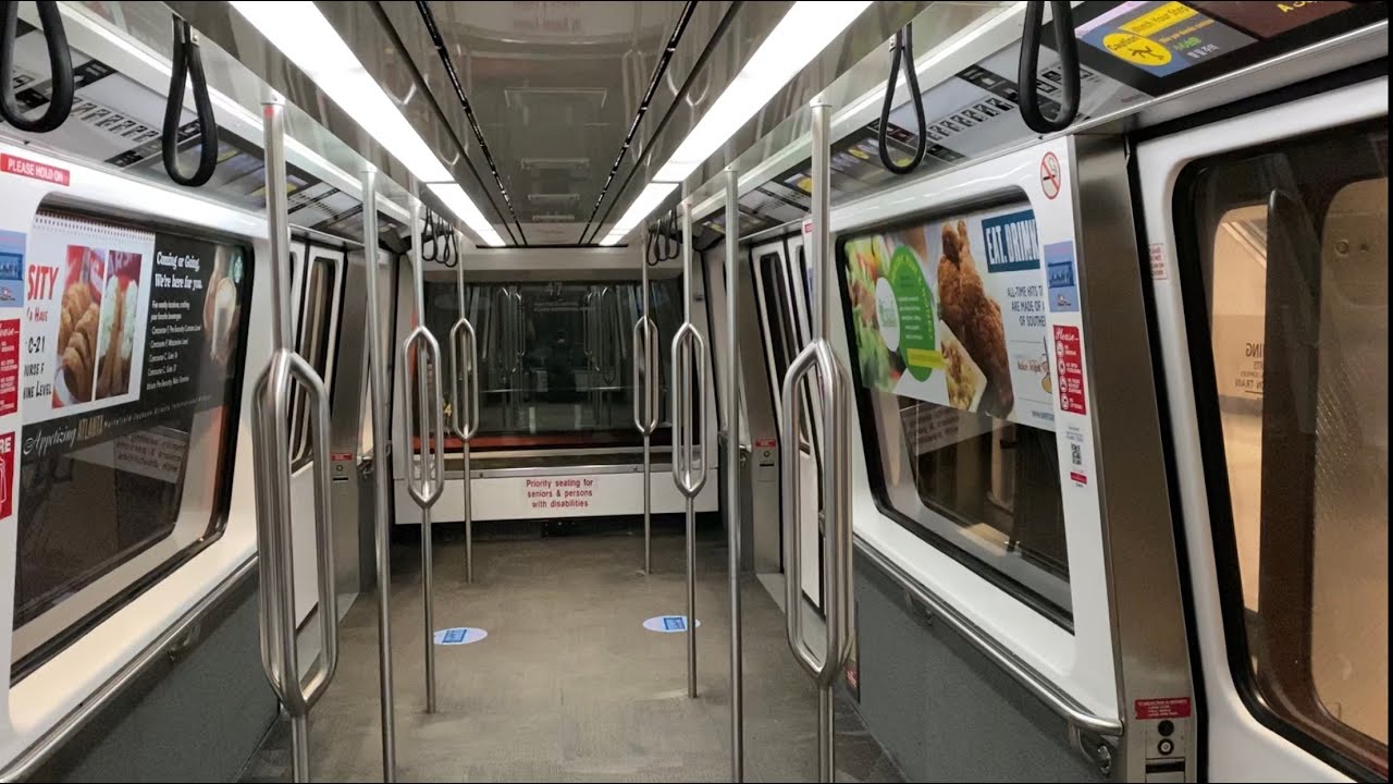 The Plane Train During the Coronavirus Pandemic - Hartsfield Jackson Atlanta Int'l Airport - 7/5/20