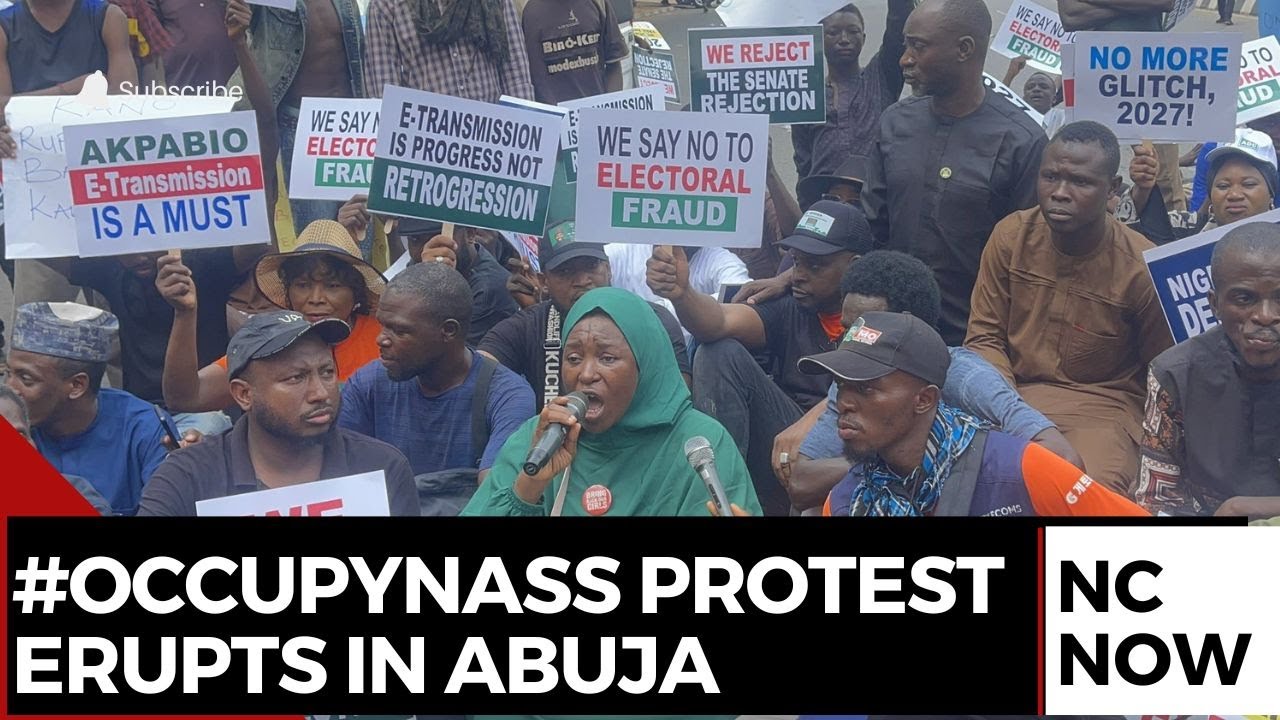 #OccupyNASS Protest Demands Electronic Vote Transmission