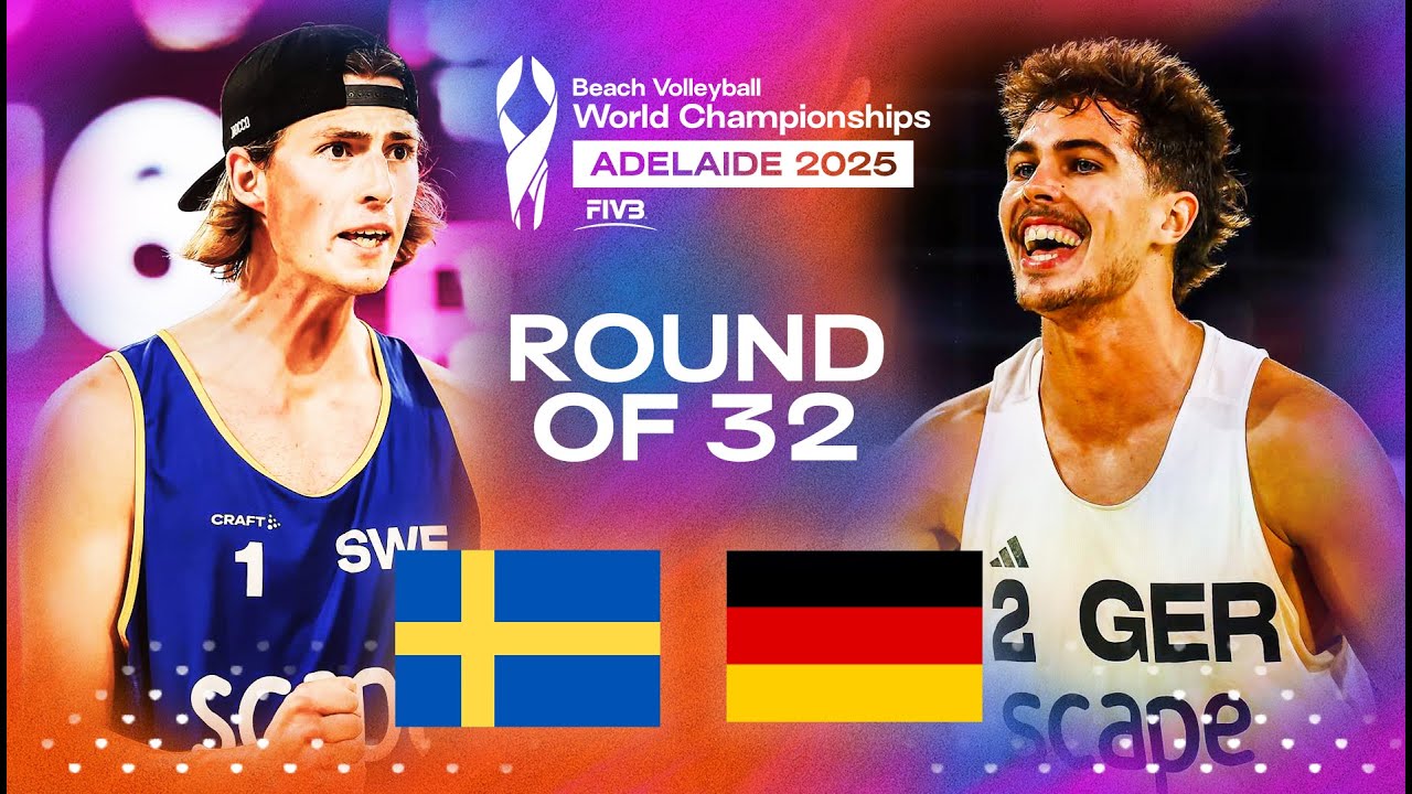 H&ouml;lting Nilsson/Andersson, E vs. Henning/W&uuml;st - World Championships 2025 | Highlights | Round of 32
