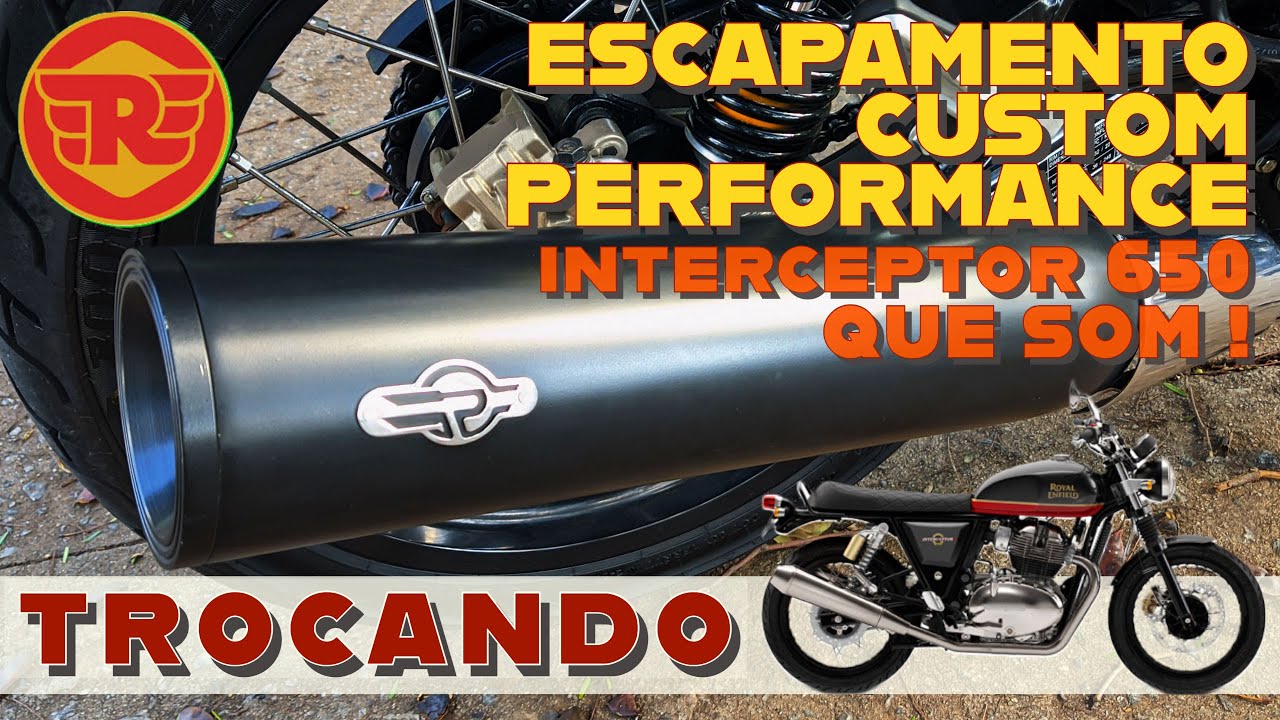 Escapamento Esportivo Interceptor 650 - Customer Performance