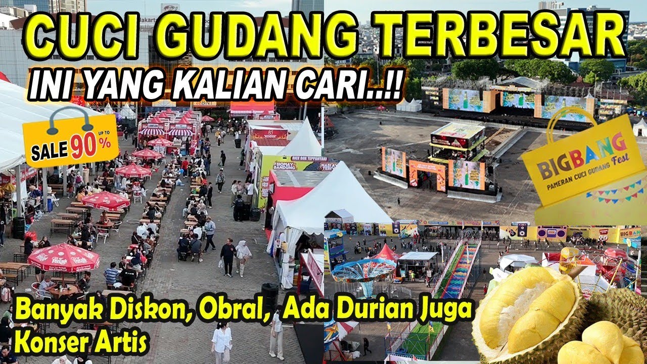 Diskon Besar - Besaran Cuci Gudang Terbesar Big Bang Festival 2025 Lagi Musim Durian juga di sini